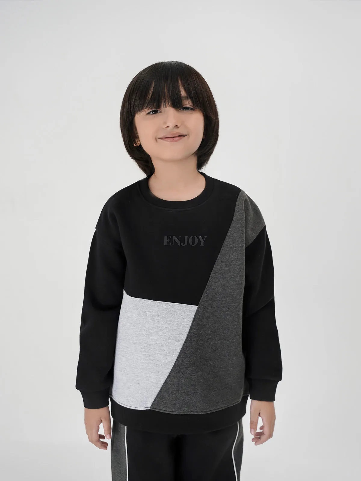 "BIOMA" Bold Stripes Sweatshirt