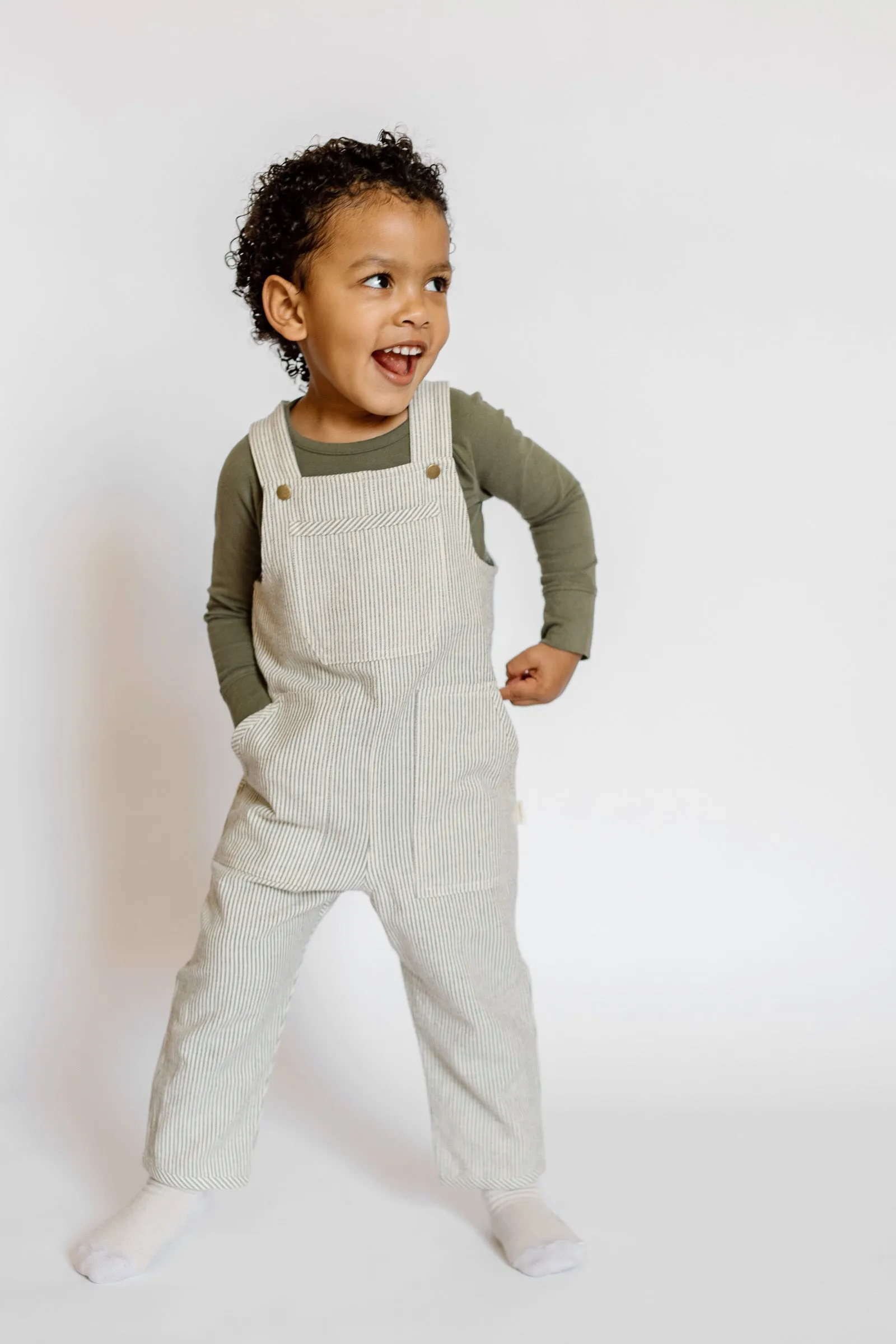 Railroad Toddler Overall