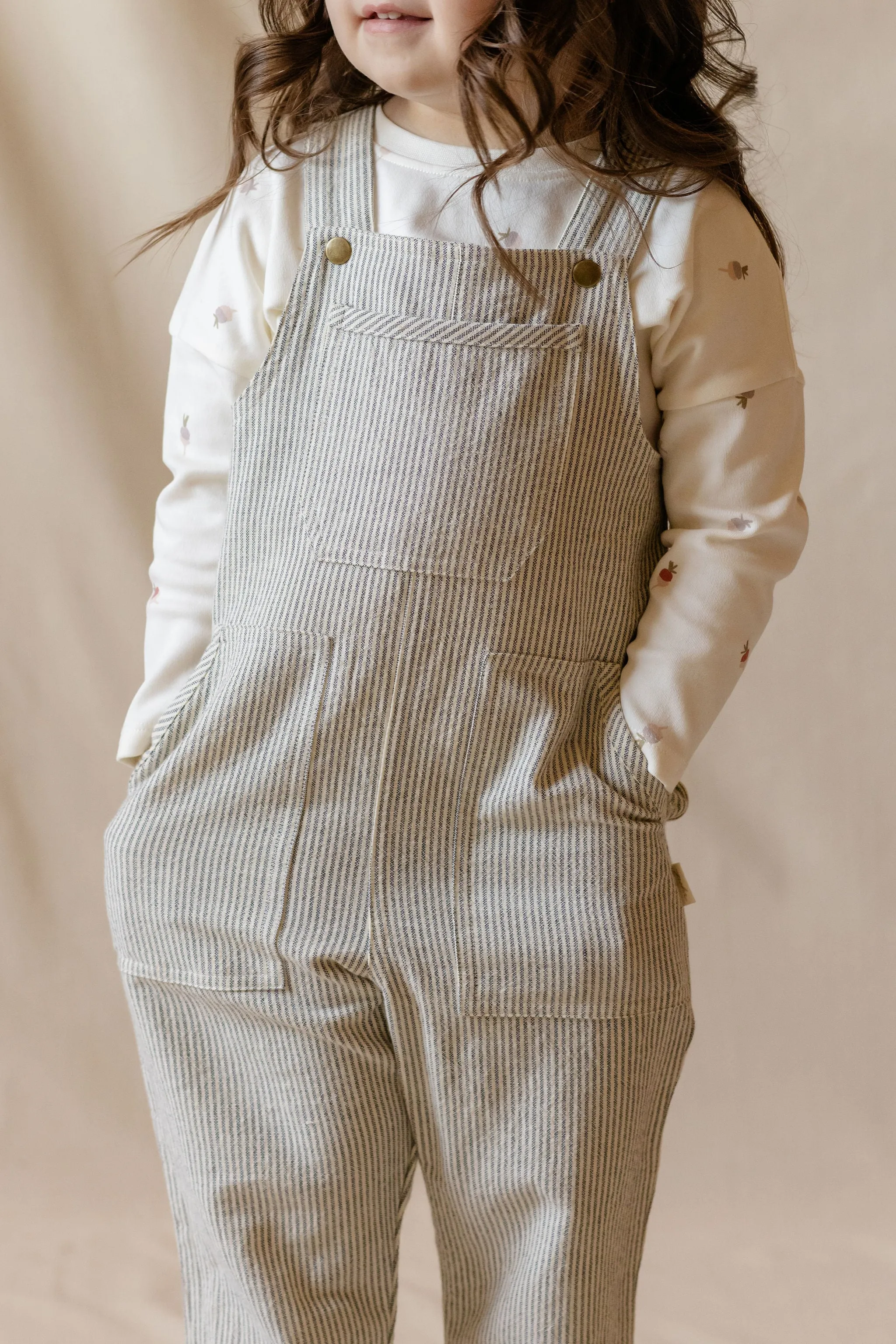 Railroad Toddler Overall