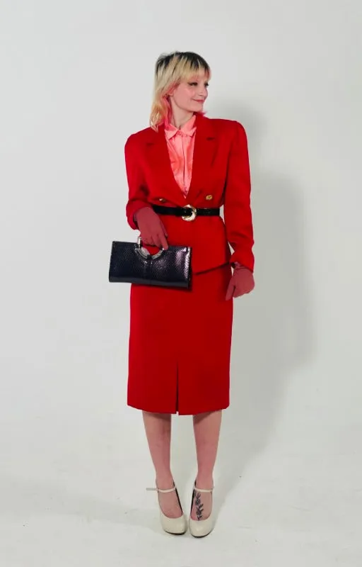 RENT Vintage Red Windsmoor Suit