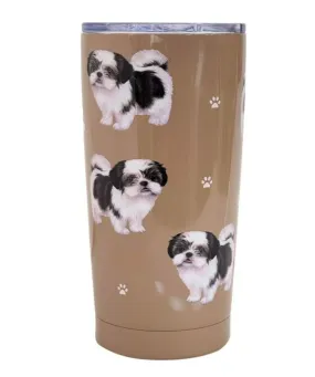 Shih Tzu Black Tumbler