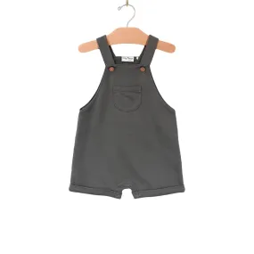 Short Overall- Charcoal: 0-3m