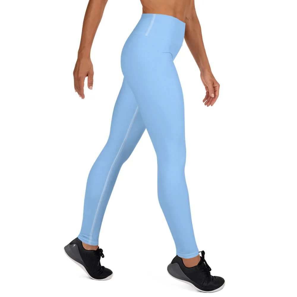 Sky Blue High Waist Leggings