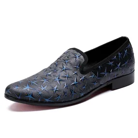 Slip On Two Tones Formal Shoes with Decoration