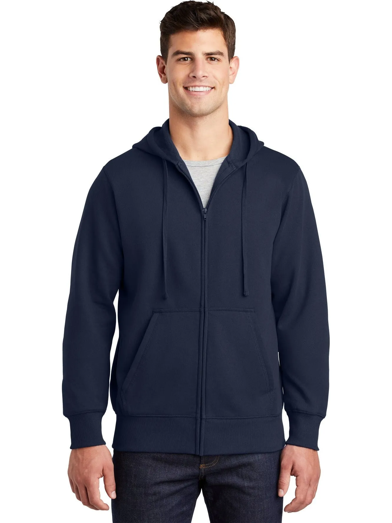 Sport-Tek Full-Zip Hooded Sweatshirt