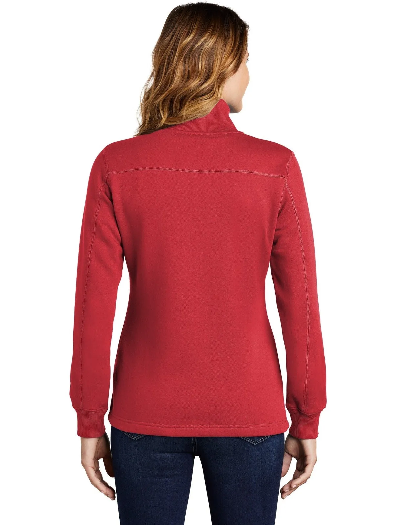 Sport-Tek Ladies 1/4 Zip Sweatshirt