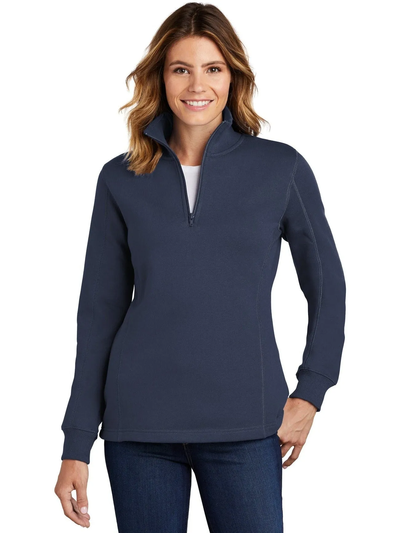 Sport-Tek Ladies 1/4 Zip Sweatshirt