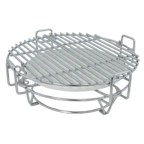 Sunnydaze Half Moon Cooking Grate System for Charcoal Kamado Egg Grill