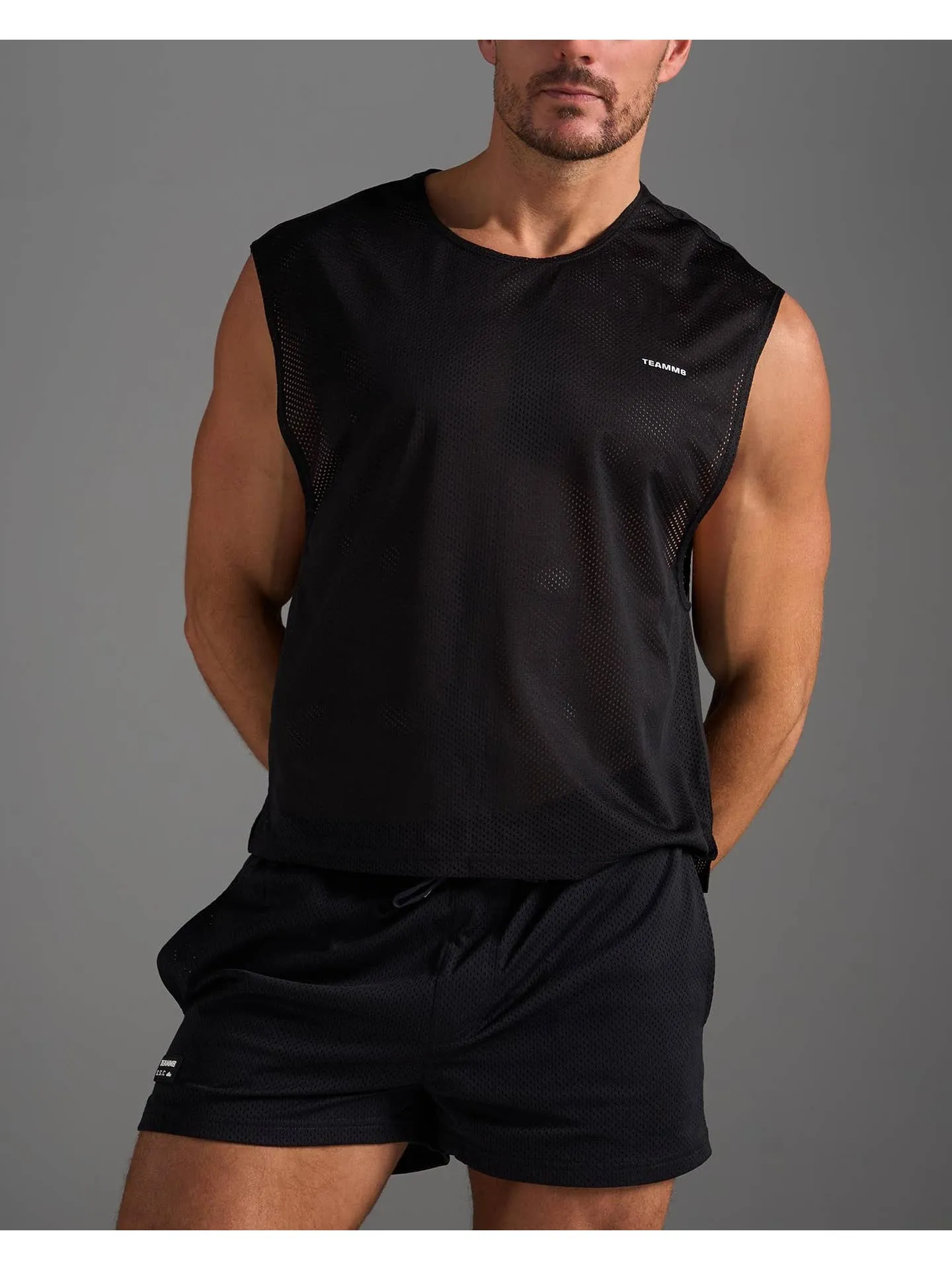 TEAMM8 S.S.C. Muscle Tank - Black