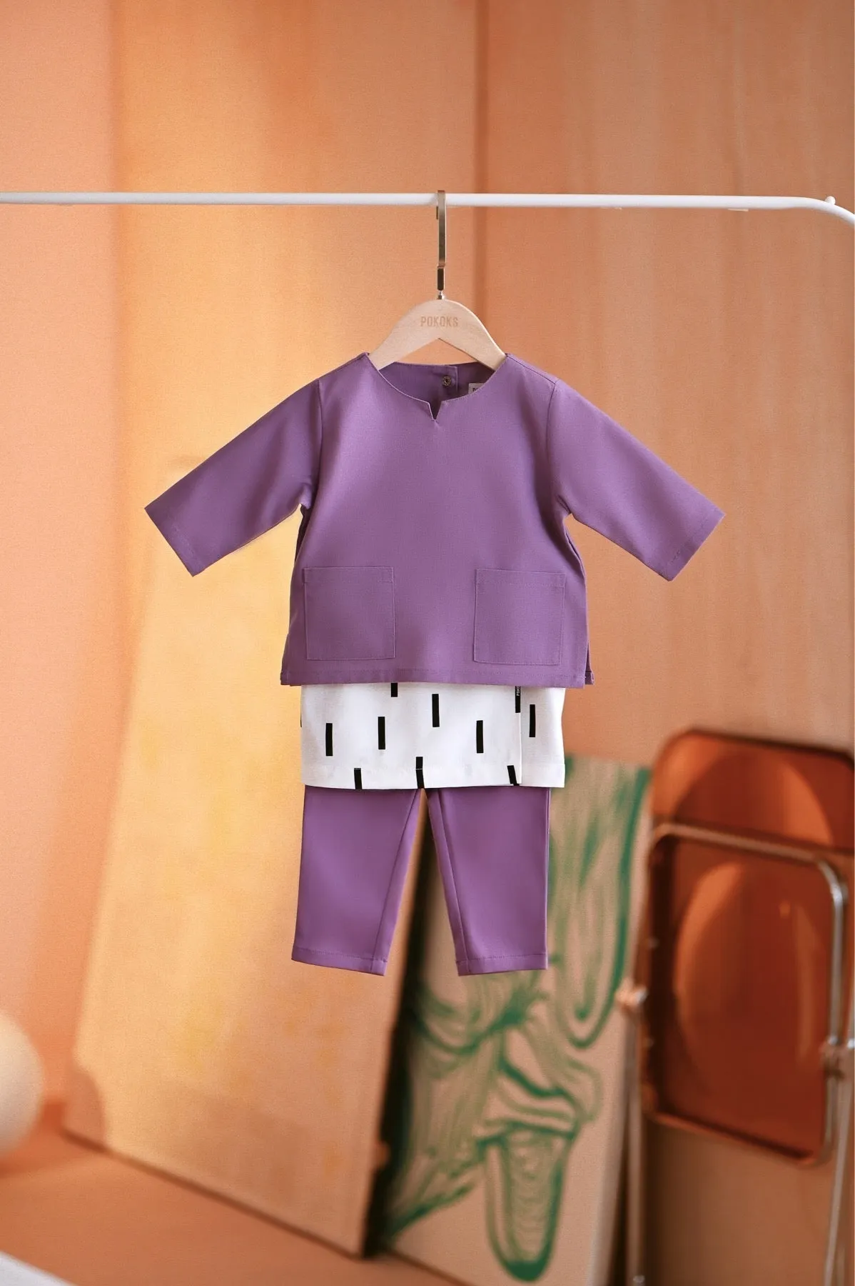 The Perfect Babies Slim Fit Pants - Purple