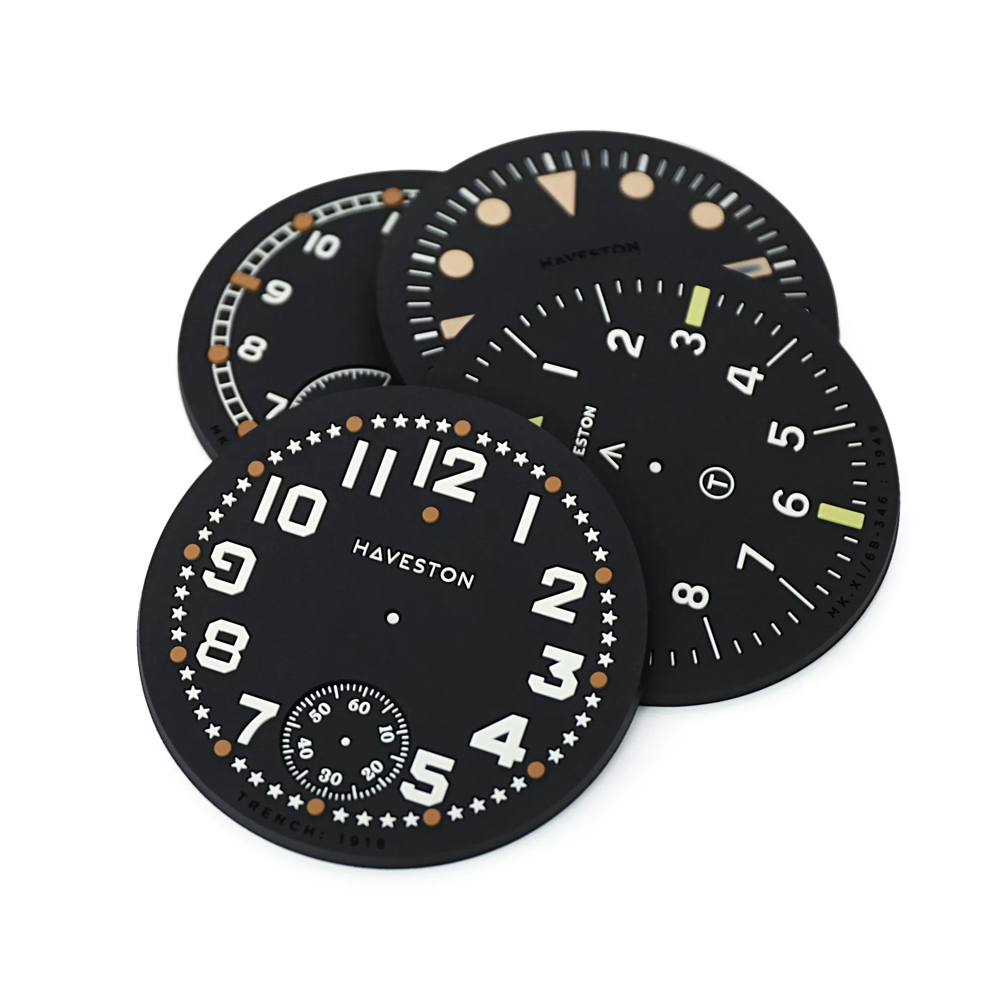 The Service Dial Coasters Set-B by HAVESTON Straps