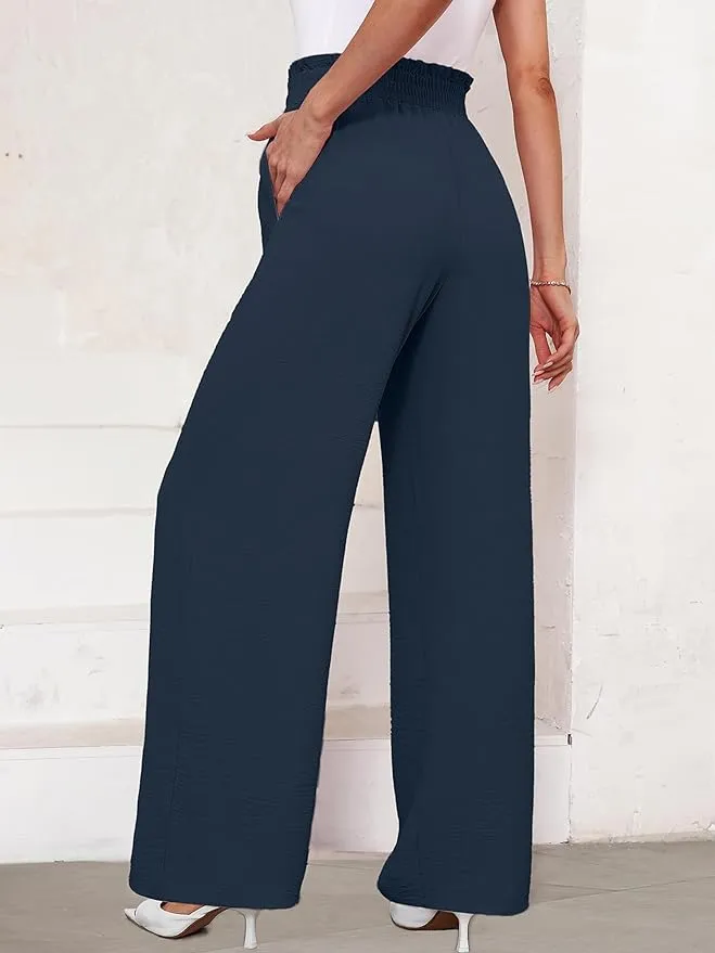 The Vogue Wide Leg Pant ~ Navy