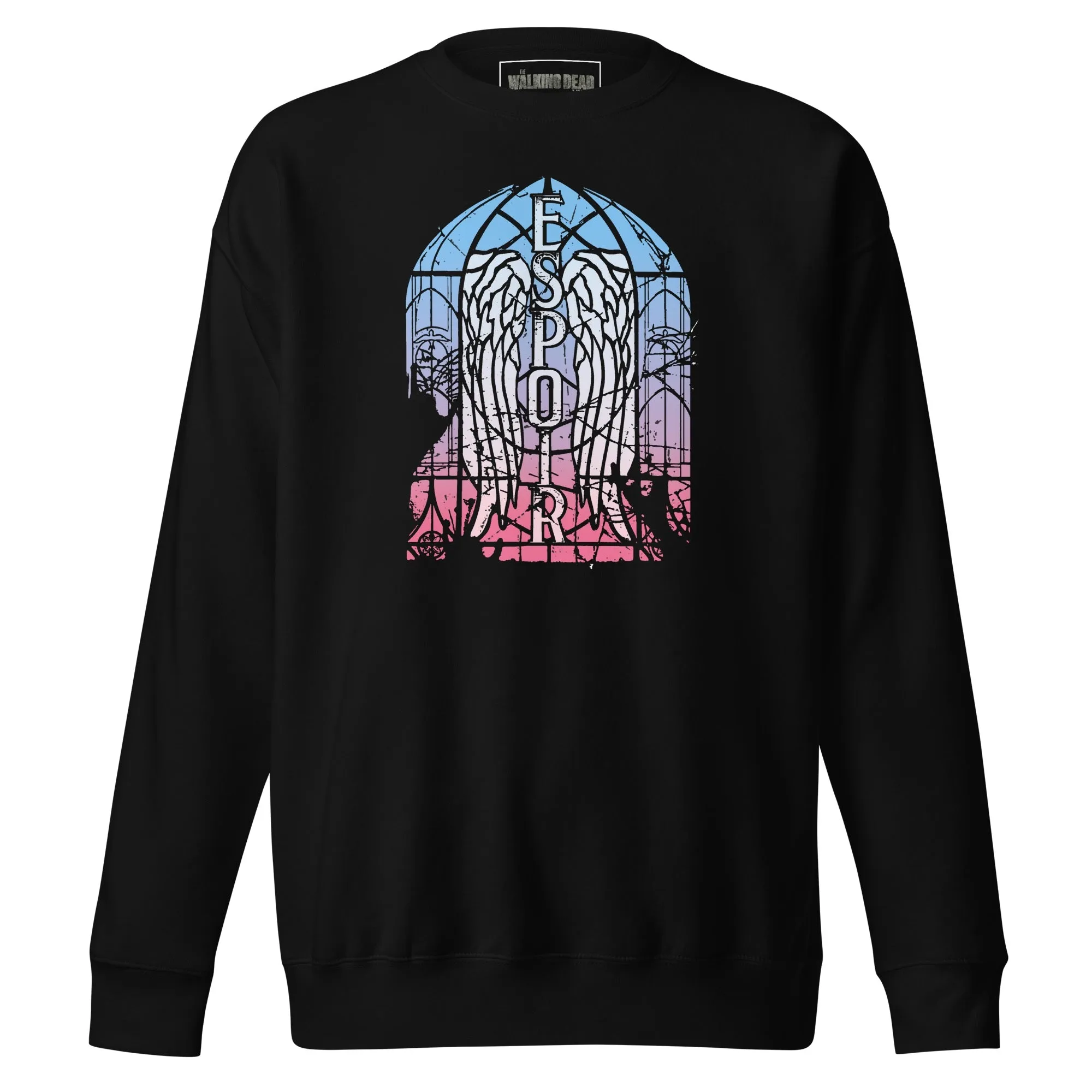 The Walking Dead Daryl Dixon Stained Glass Adult Sweatshirt