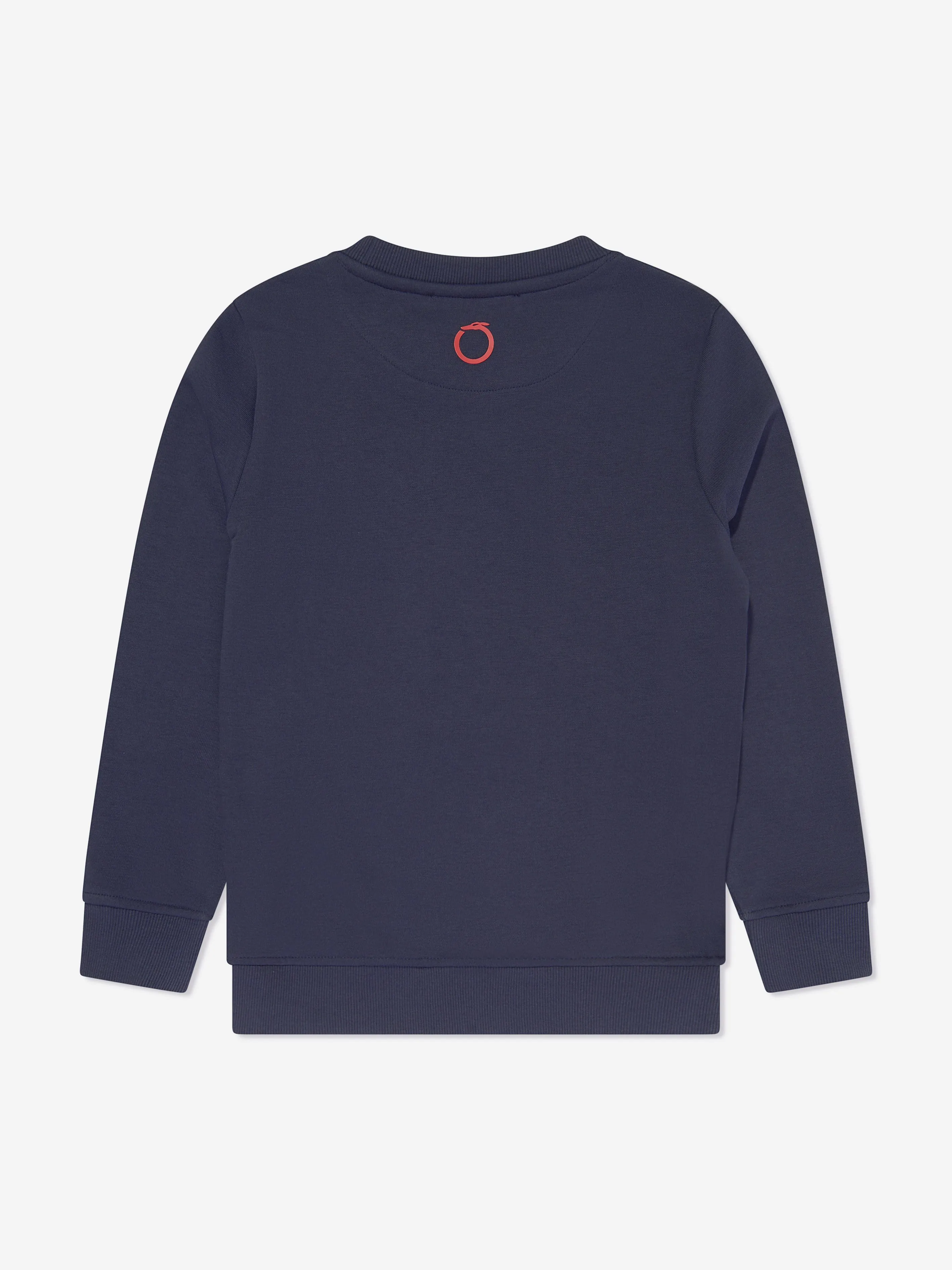 Trussardi Kids Nake Logo Sweatshirt in Navy