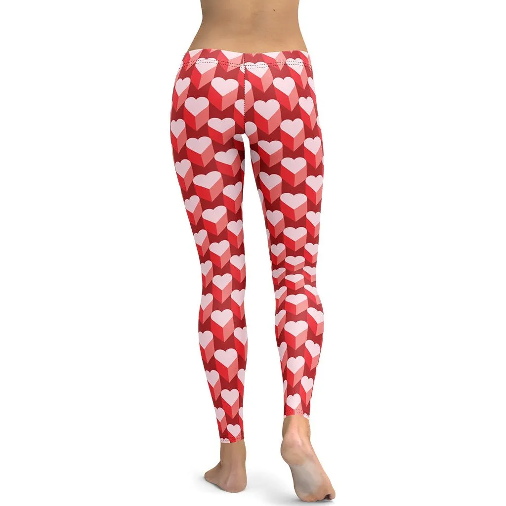 Valentine's Day Heart Leggings