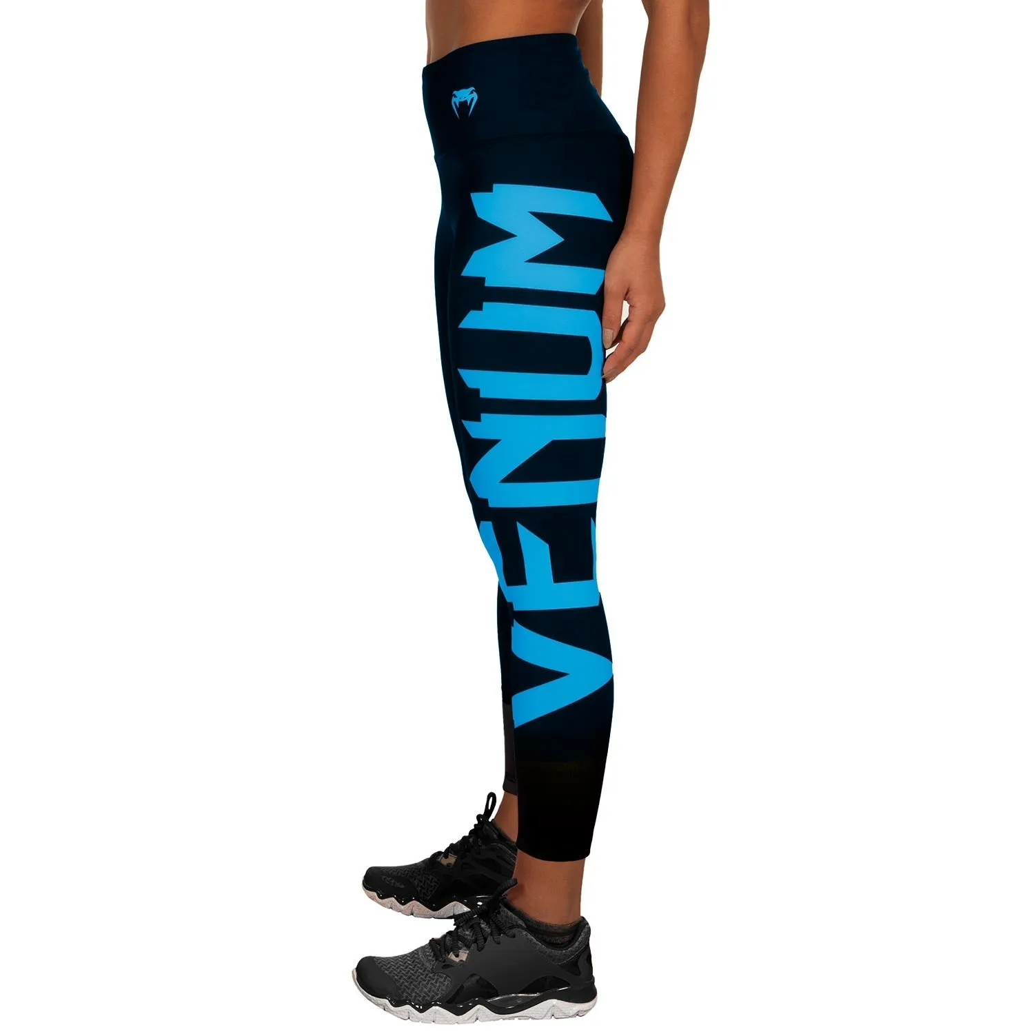 Venum Giant Leggings - Black/Cyan