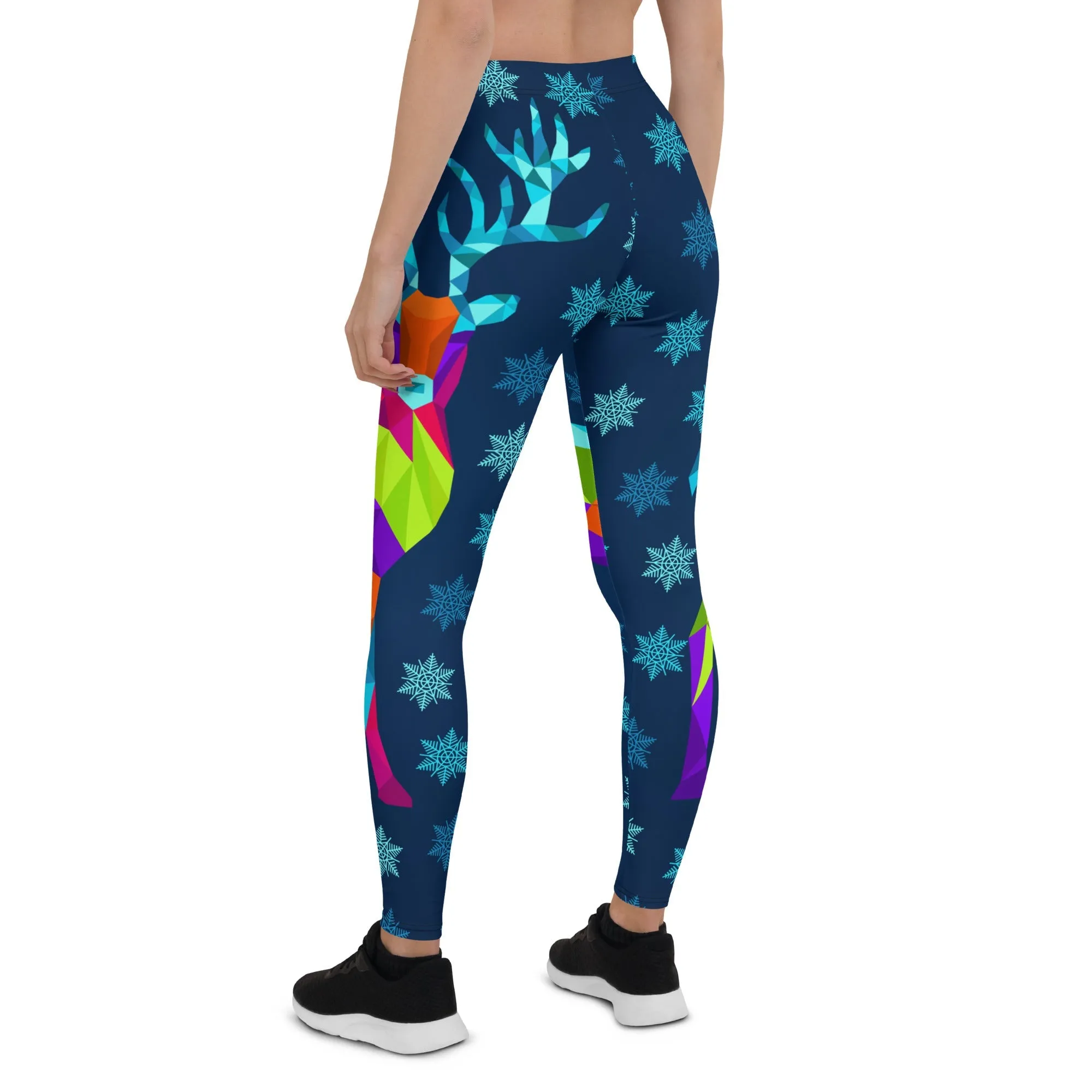 Vivid Reindeer Leggings