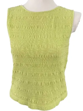 Warm Spring Chartreuse Stretch Top