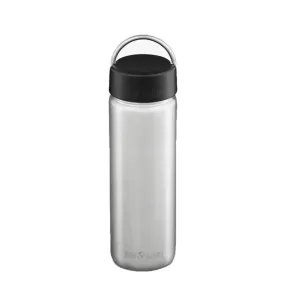 Wide Water Bottle with Loop Cap