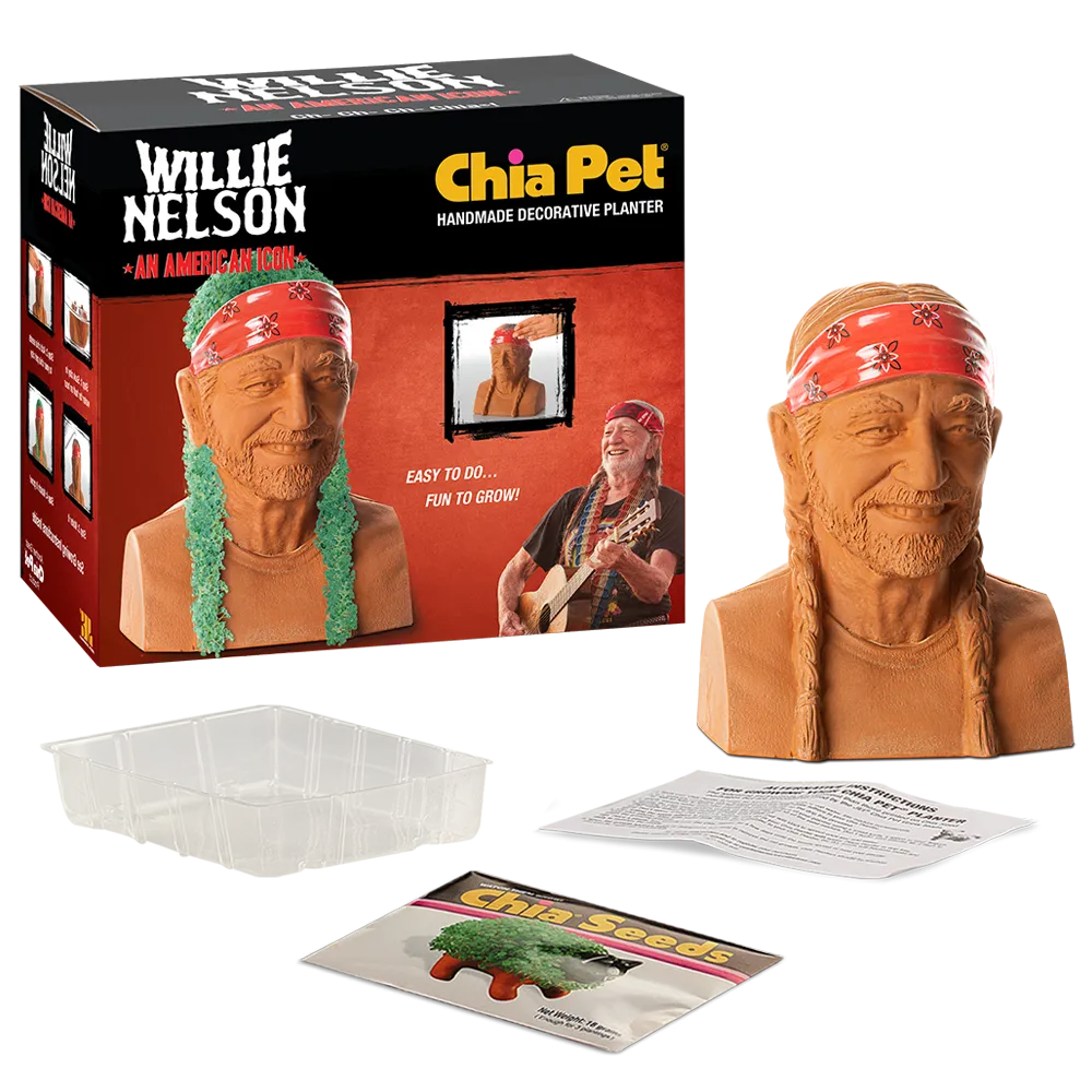 WILLIE NELSON CHIA PET