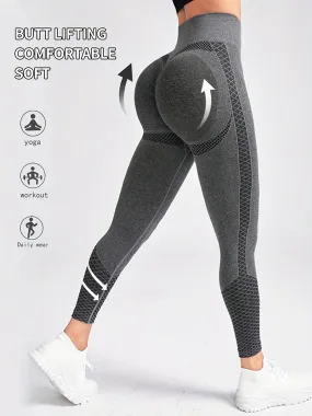 Women's Seamless High Waist Butt Lifting Tummy Control Leggings