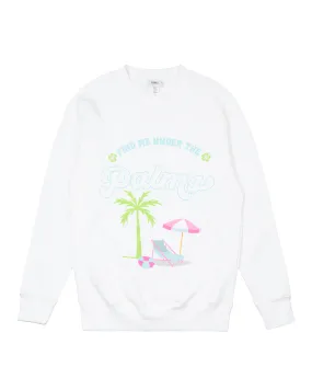 Women's Under the Palms L/S Crewneck Sweatshirt