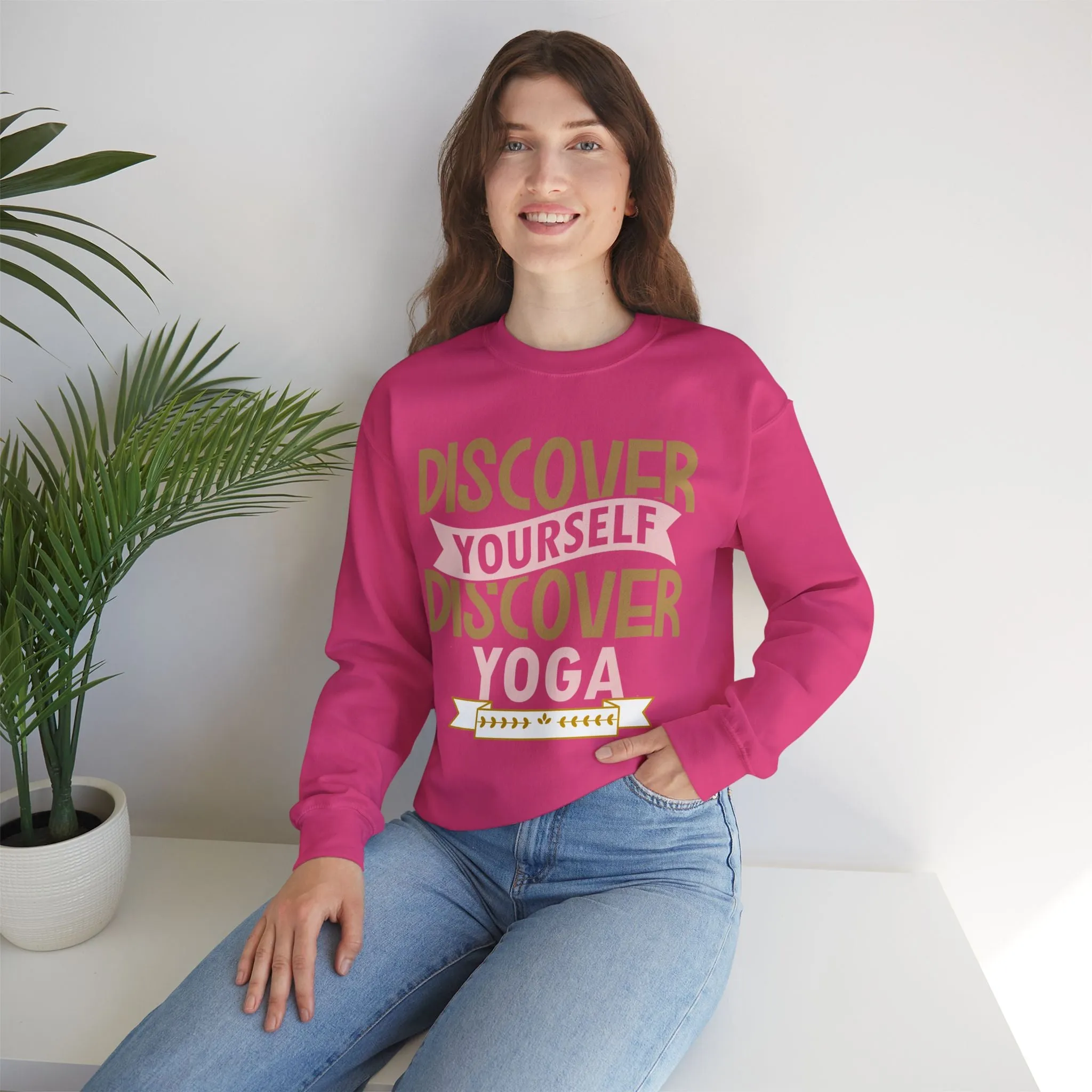 Yoga unisex heavy blend crewneck sweatshirt,Yoga workout Sweatshirt,Yoga lovers Sweatshirt, Yoga Instructor Gift, Gym Sweatshirt,  Gift For Yoga lovers, Gift For Yogi.