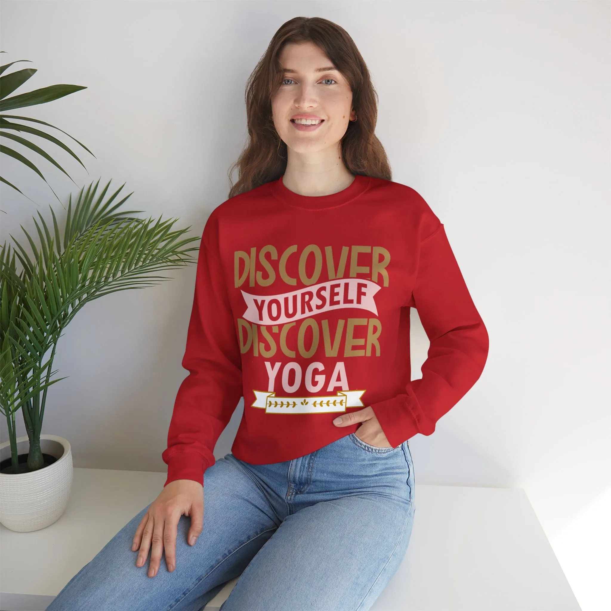 Yoga unisex heavy blend crewneck sweatshirt,Yoga workout Sweatshirt,Yoga lovers Sweatshirt, Yoga Instructor Gift, Gym Sweatshirt,  Gift For Yoga lovers, Gift For Yogi.