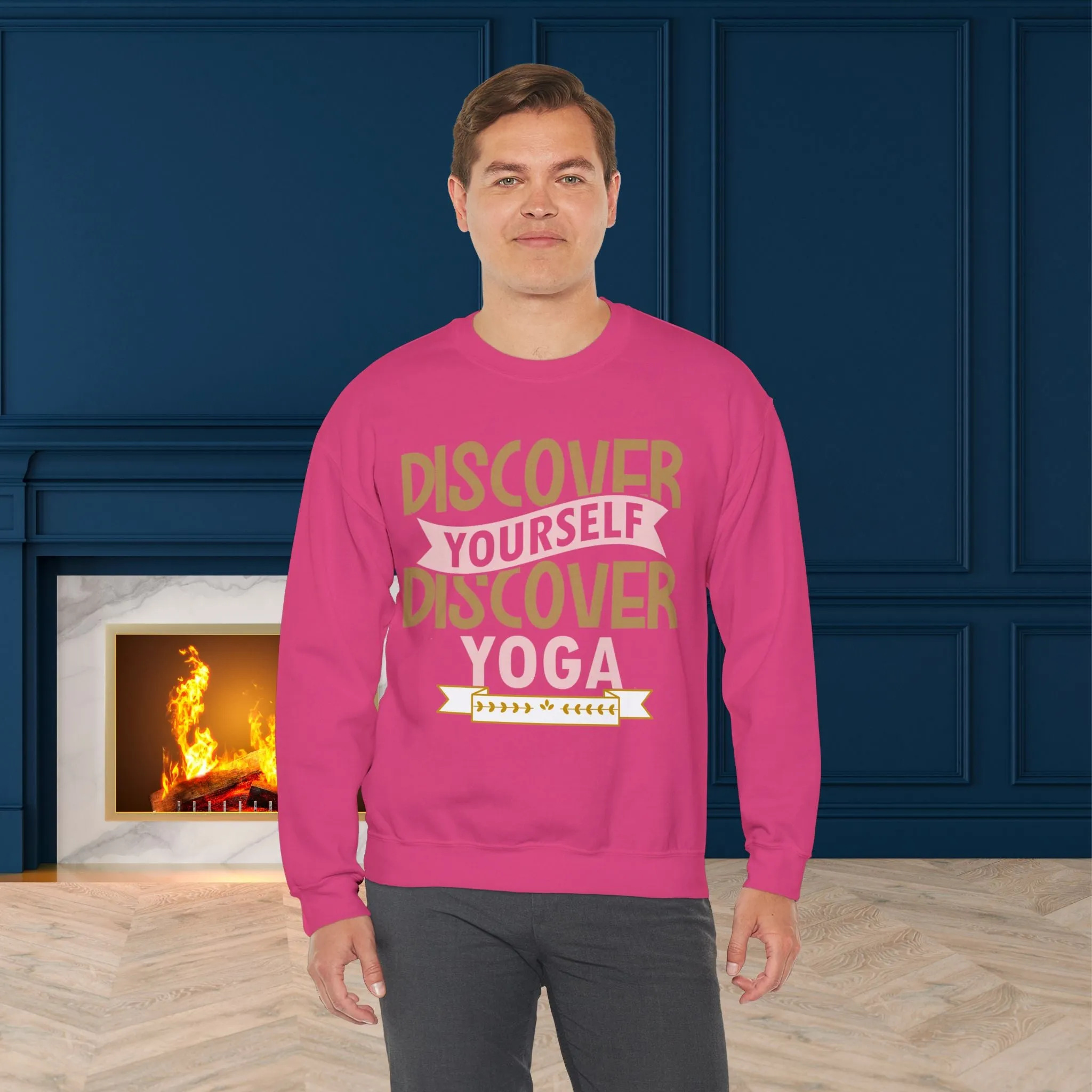 Yoga unisex heavy blend crewneck sweatshirt,Yoga workout Sweatshirt,Yoga lovers Sweatshirt, Yoga Instructor Gift, Gym Sweatshirt,  Gift For Yoga lovers, Gift For Yogi.