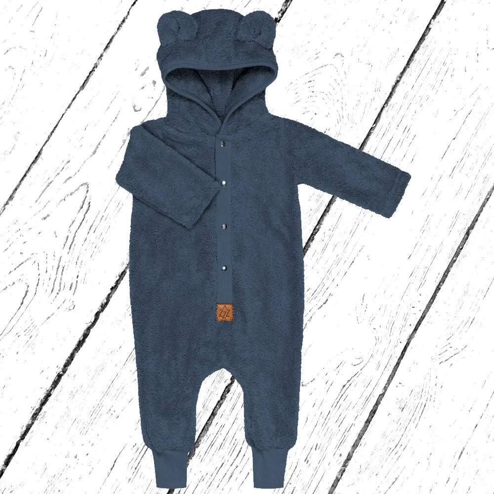 Zezuzulla Overall Eared Jumpsuit Fuzzy Graphite